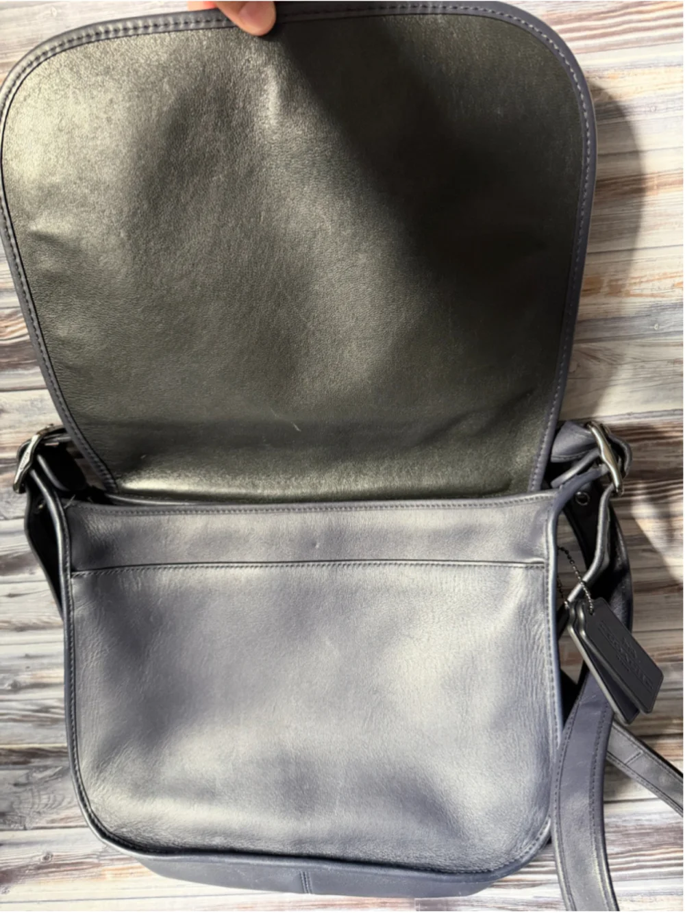Coach Saddle Bag 75th Anniversary limited edition  Crossbody bag 55298 dark blue